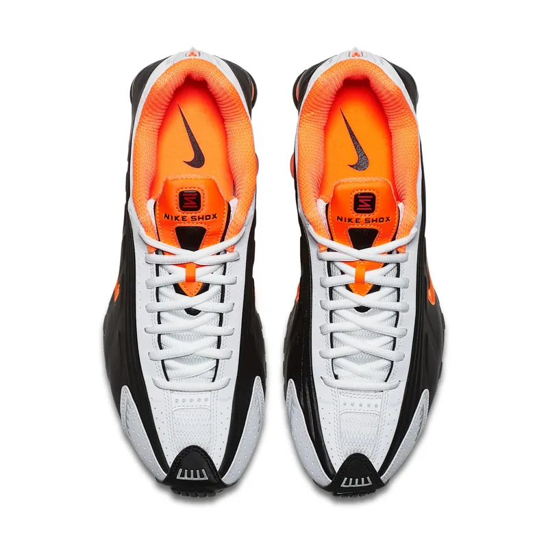 Nike Shox R4 Dutch Orange Black/White-Reflect Silver-Dutch Orange (104265-046)
