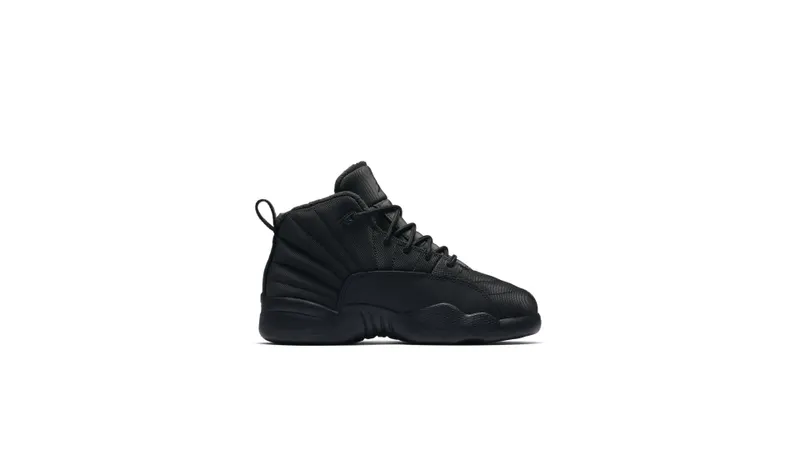 Jordan 12 Retro Winter Black (PS) Black/Black-Anthracite (BQ6850-001)