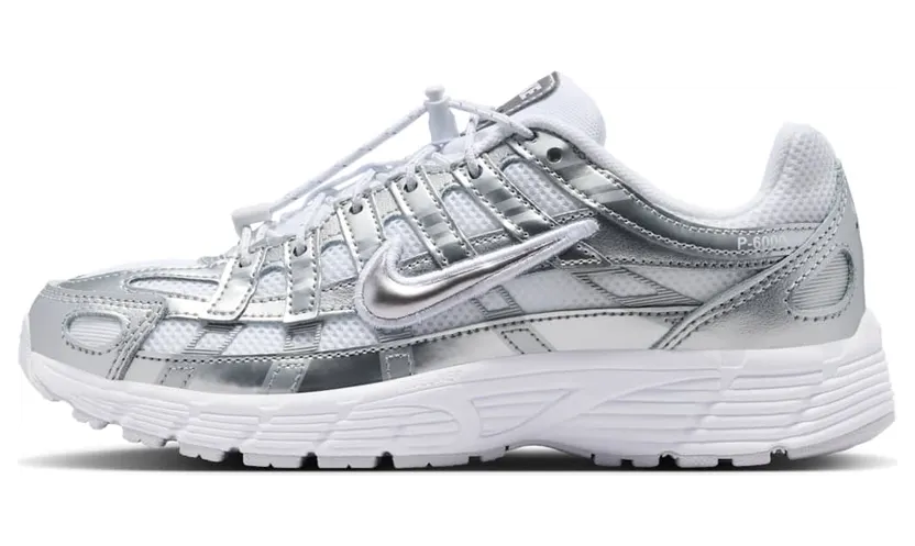Nike P-6000 Utility GS “White / Metallic Silver / Vast Grey” (IR5228-100)