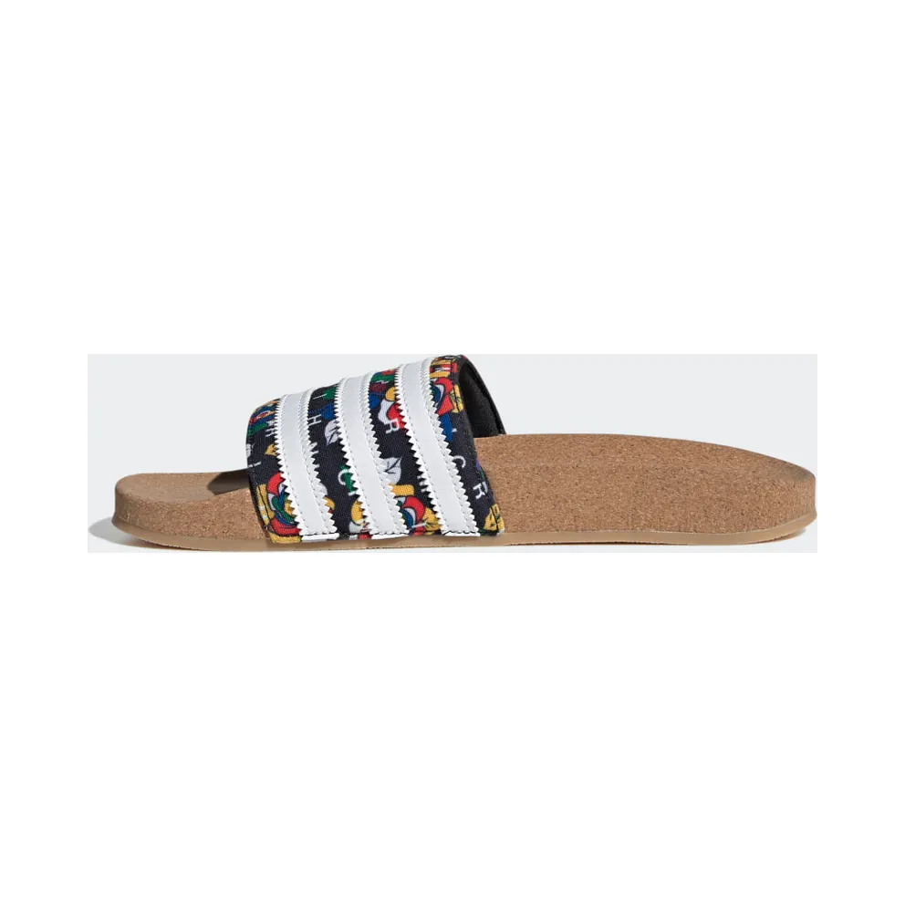 Adidas Rich Mnisi Adilette Slides Core Black / Cloud White (GW0564)