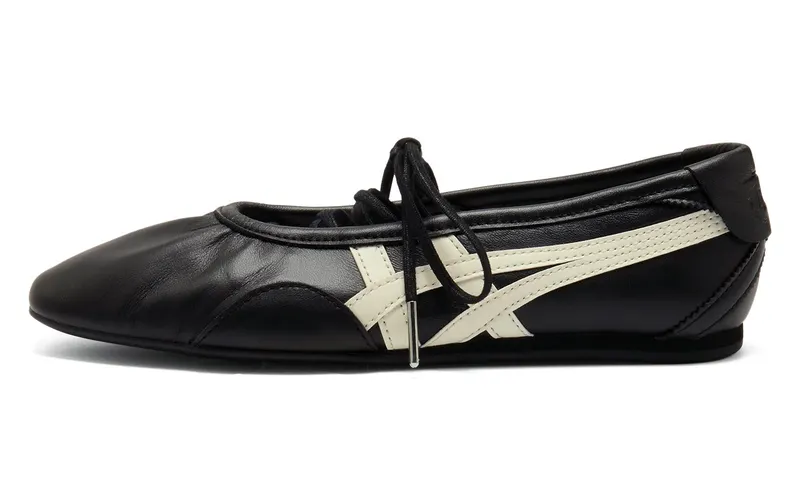 Onitsuka Tiger Womens Gymnarina “Black Cream” (1182A704-001)