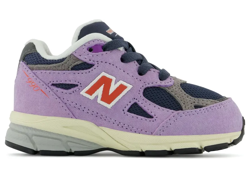 New Balance 990v3 Raw Amethyst / Team Orange (IC990V3-38699)