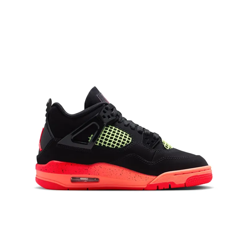 Air Jordan 4 Retro GS “Black Infrared Barely Volt” (II1271-001)