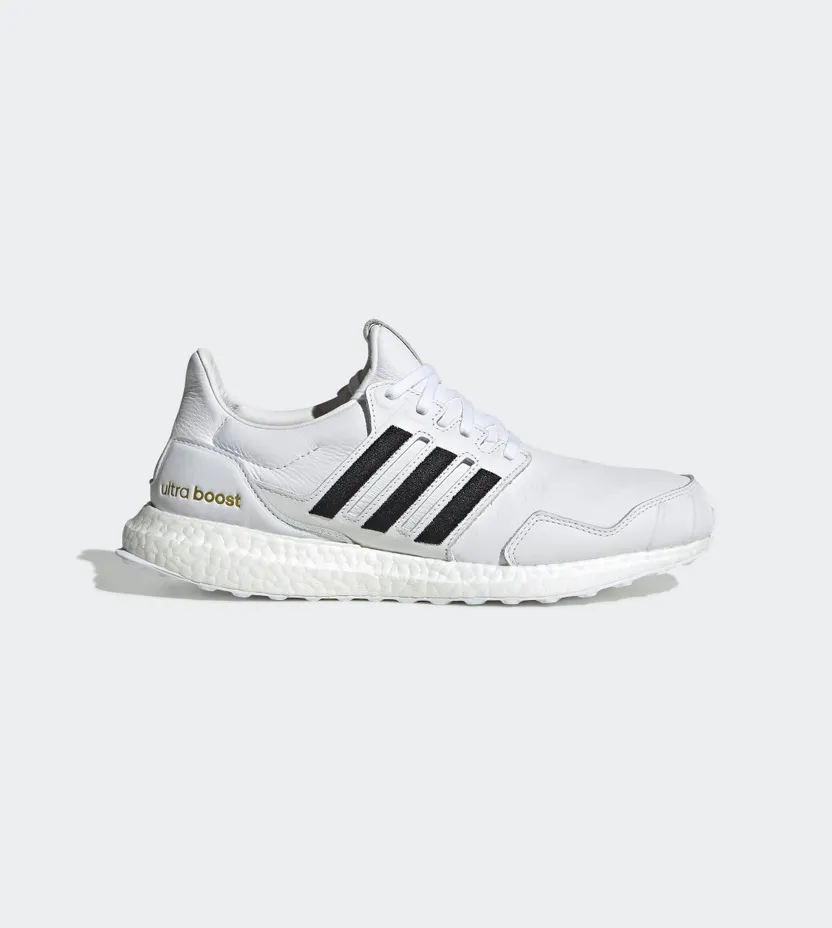 Adidas UltraBoost DNA ‘White Leather’ Footwear White/Gold Metallic/Core Black (EH1210)