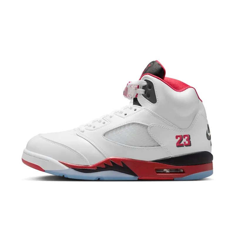 Jordan Air Jordan 5 “White/Fire Red/Black” (HQ7978-101)