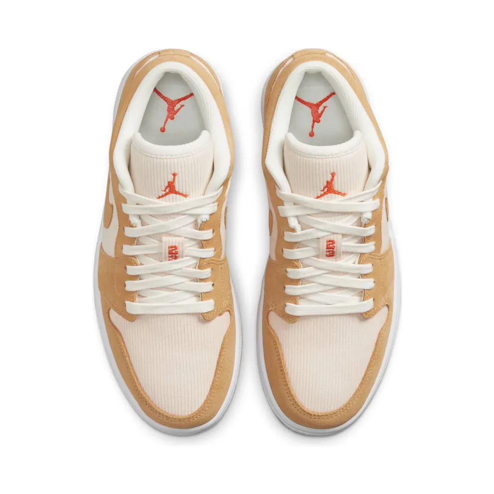Jordan 1 Low SE Twine Orange Quartz Corduroy (W) (DH7820-700)