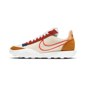 Nike Waffle Racer 2X Creamy Brown “Monarch / Pearl White / Hyper Crimson / Siren Red” (CK6647-800)