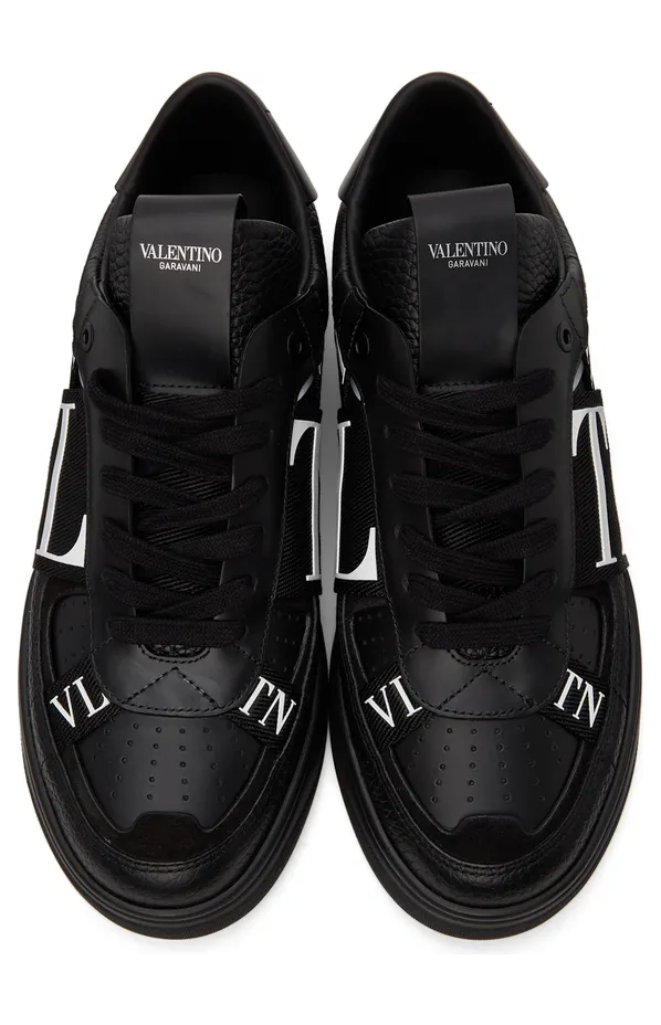 Valentino Garavani Black ‘VL7N’ Band Low Sneakers (WY0S0C58WRQ) (5)