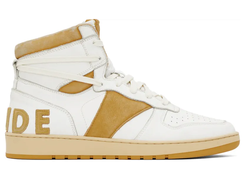 Rhude Rhecess-Sky Hi “White/Yellow” (RHFW22FO04489660)