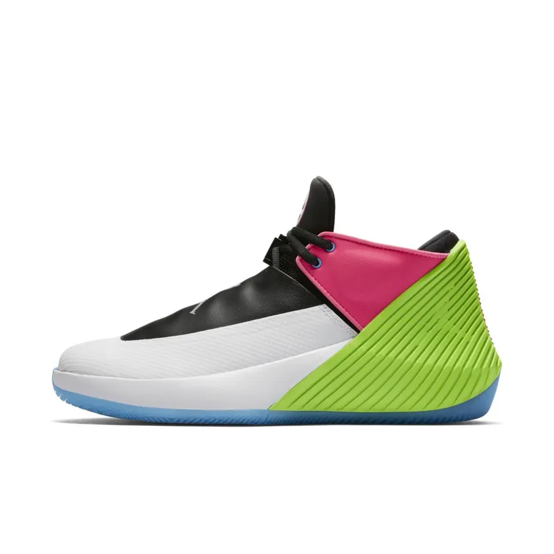 Jordan Why Not Zer0.1 Low Quai54 (2018) White/Metallic Silver-Black (AT9190-100)