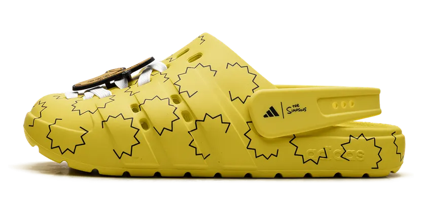 Adidas Adilette Clog “The Simpsons Yellow Black” (HQ2580)