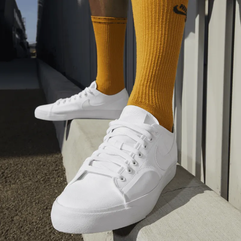Nike SB BLZR Court Skate Shoe White (CV1658-102)
