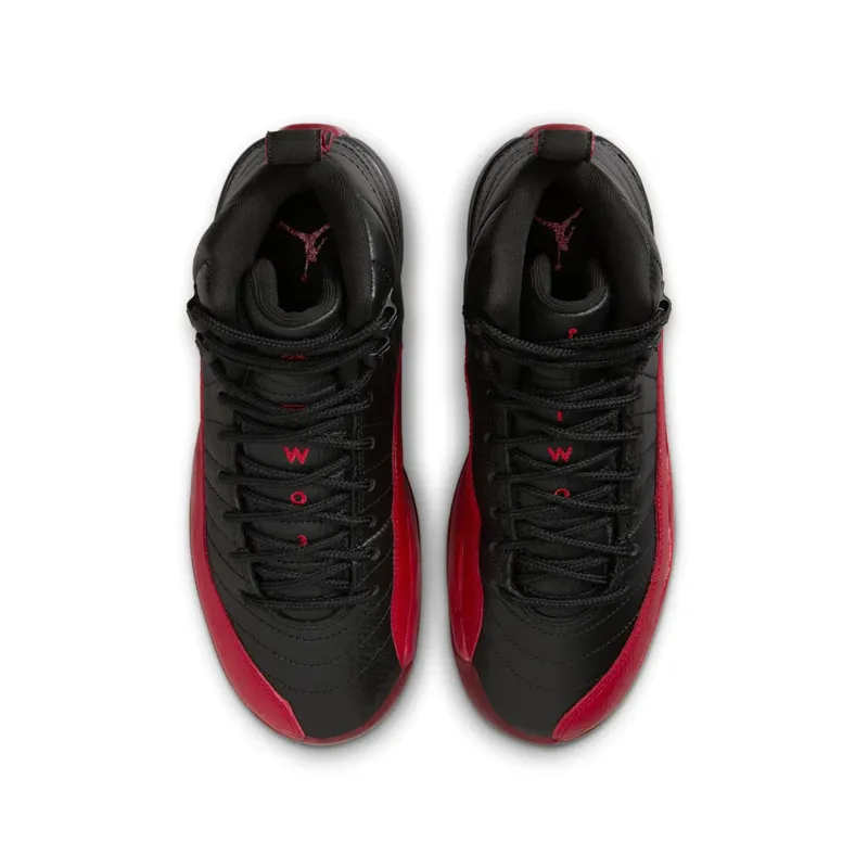 Jordan 12 Retro Flu Game 2016 (GS) Black/Varsity Red (153265-002)