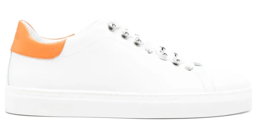 Moschino Sneakers aus Leder – Weiß (MB15012G0MGAA)