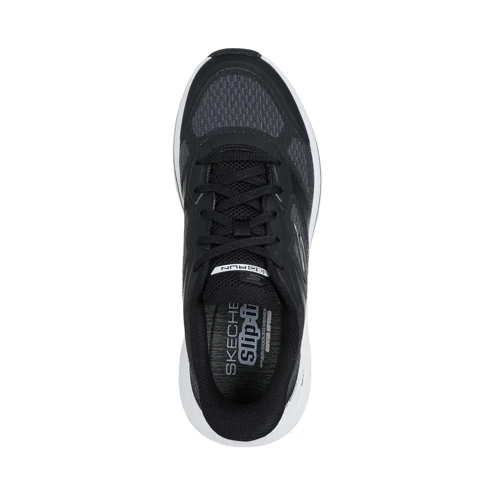 Skechers Slip-ins: Max Cushioning Elite 2.0 “Leigh Sneaker Black / White” (129655BKW)