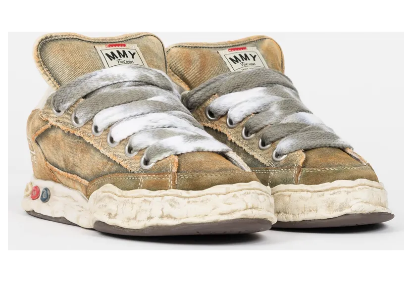 Maison Mihara Yasuhiro Herbie OG Sole Puffer Canvas Low-Top – 40 (A13FW720-GRN)