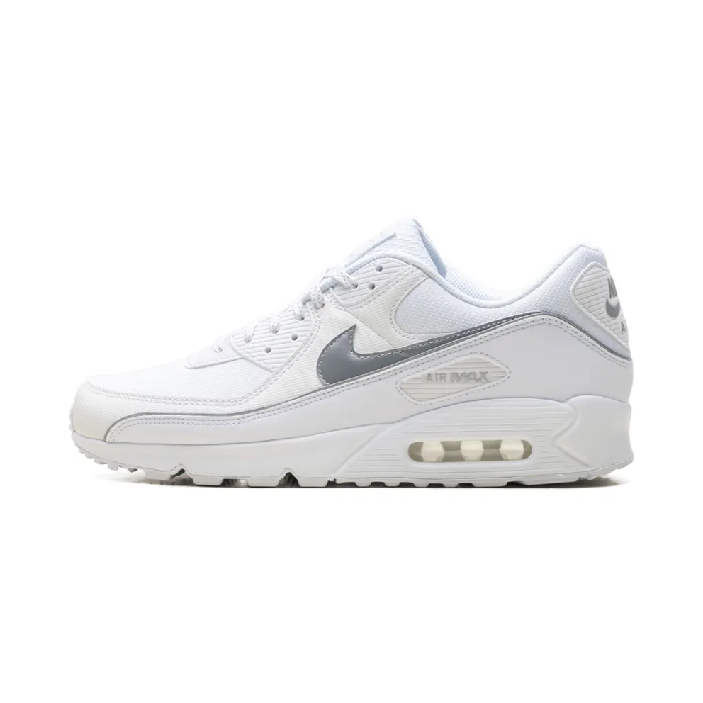 Nike Air Max 90 Premium “White Metallic Silver Reflective” (HV4517-100)