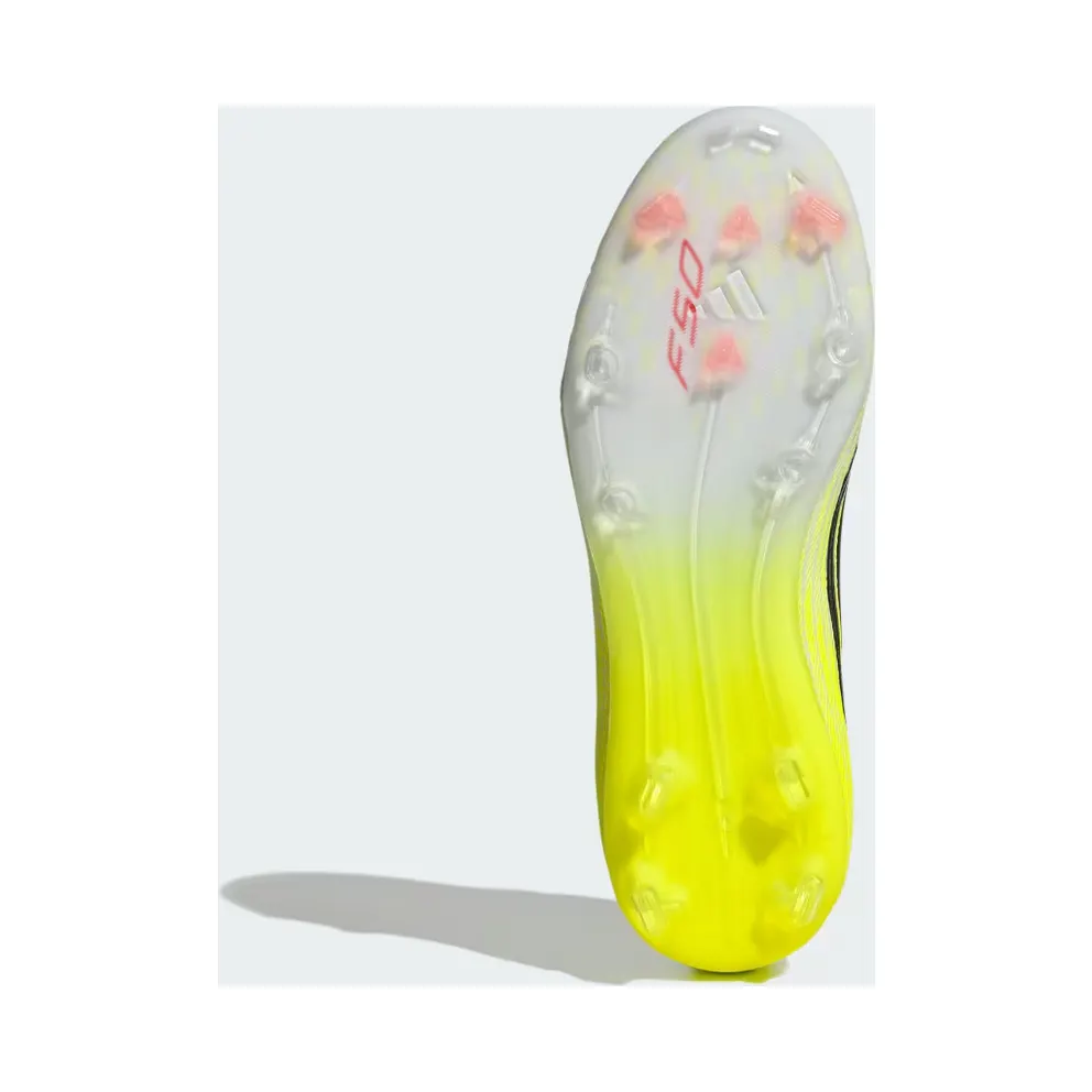 adidas F50 Elite Firm Ground Football Boots Kids “Team Solar Yellow 2 / Core Black / Lucid Red” (JR8965)
