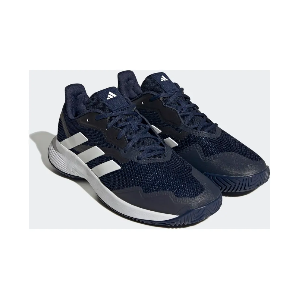 adidas Courtjam Control Tennis Shoes Team Navy Blue 2 / Cloud White / Cloud White (HQ8808)
