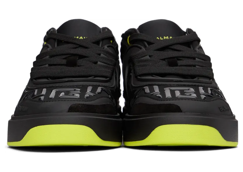 Balmain Black Skate Low Sneakers (XM1VI292TSNL) (2)