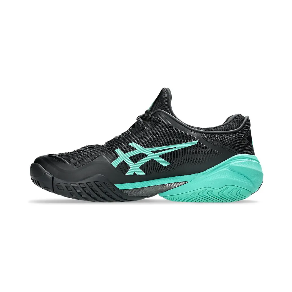 ASICS COURT FF 3 “Black / Aurora Green” (1041A370-002)