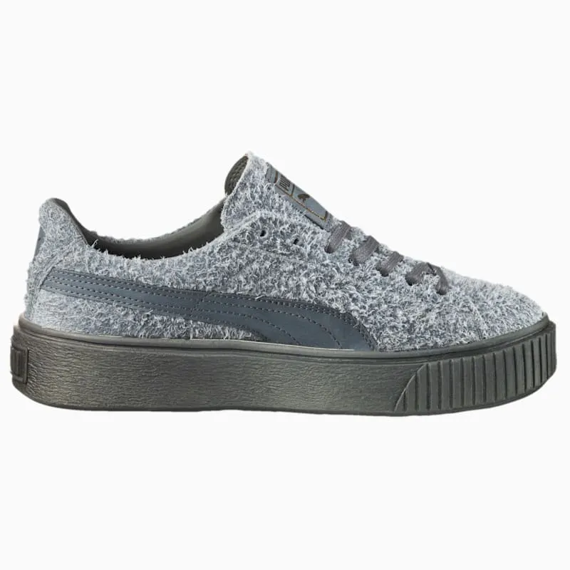 Puma SUEDE PLATFORM ELEMENTAL “GREY/STEEL GREY” (362224-02)