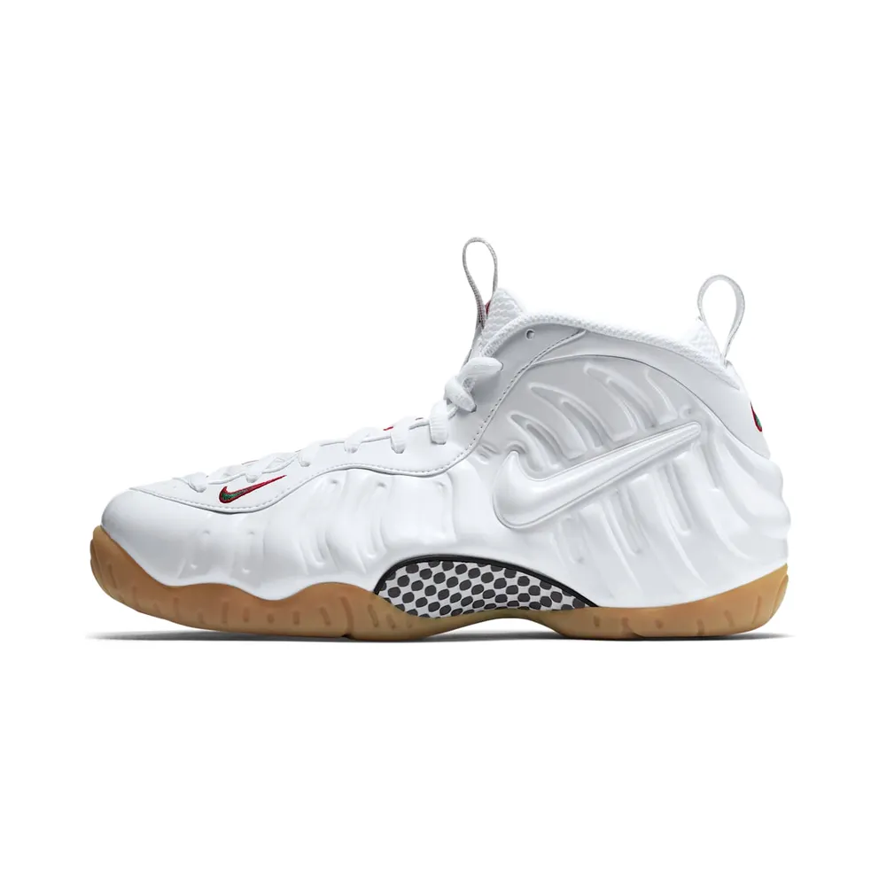 Nike Air Foamposite Pro White Gucci White/White-Gym Red-Gorge Green (624041-102)