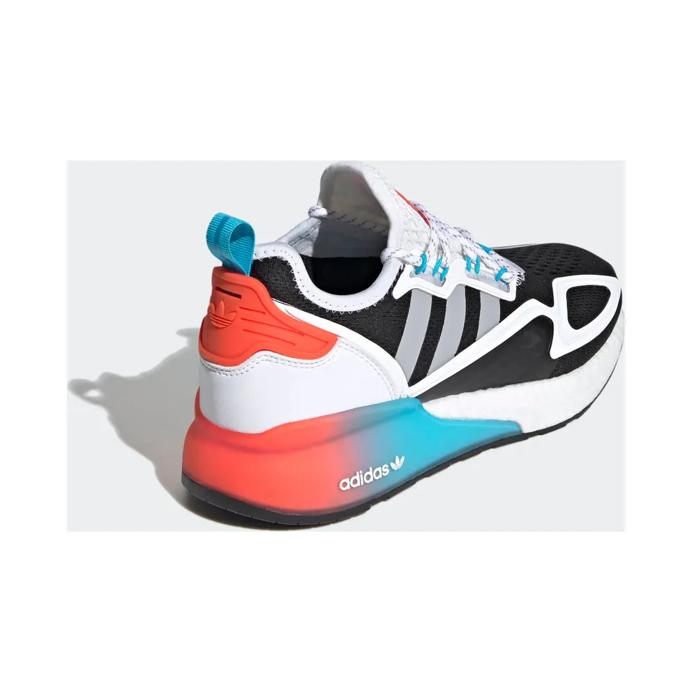 Adidas ZX 2K Boost ‘White Multi’ Core Black/Grey/Signal Cyan (FY2012)