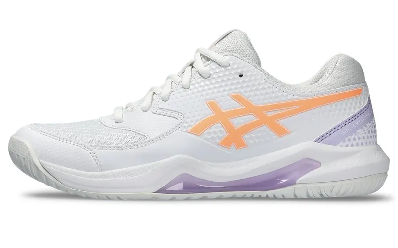 ASICS Gel-Dedicate 8 Pickleball White Bright Sunstone (1042A236-101)