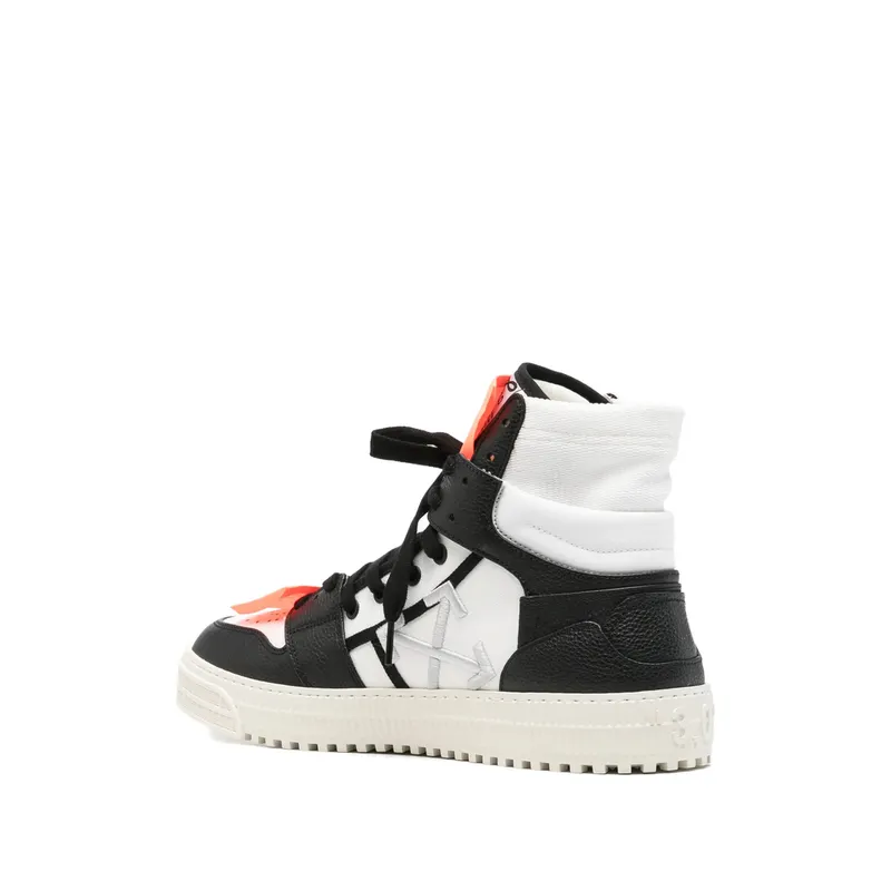 Off-white High-top Lace-up “Black/White” (M065S6L001 WHBLK)