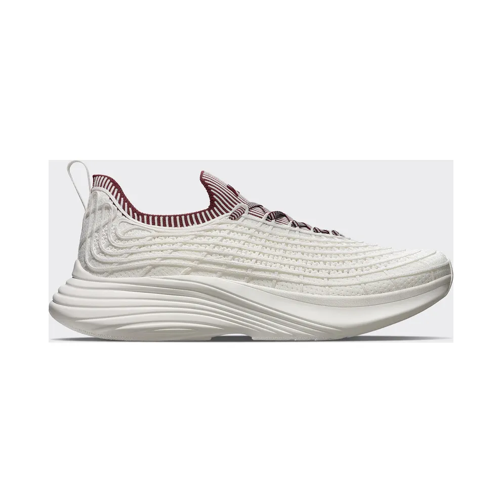 APL TechLoom Zipline “Ivory/Burgundy/Ribbed” (Women)
