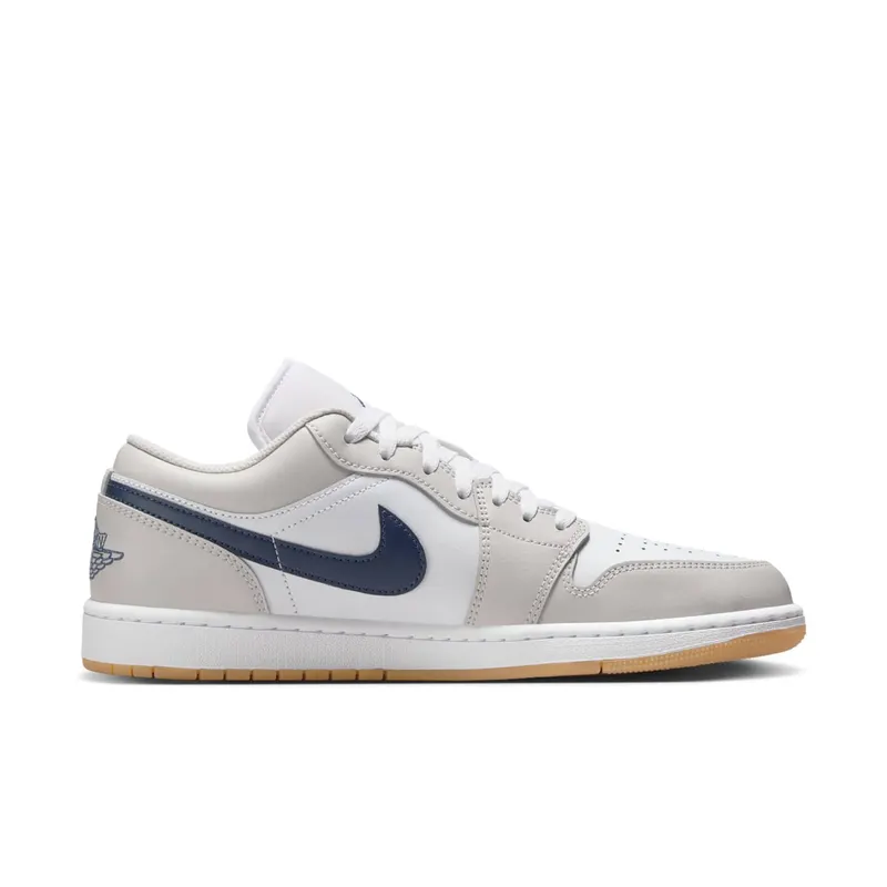 Jordan 1 Low “Midnight Navy Neutral Grey” (553558-146)
