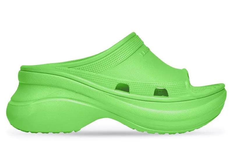 Balenciaga x Crocs Pool Slide Sandal Neon Green (677386W1S8E3500)