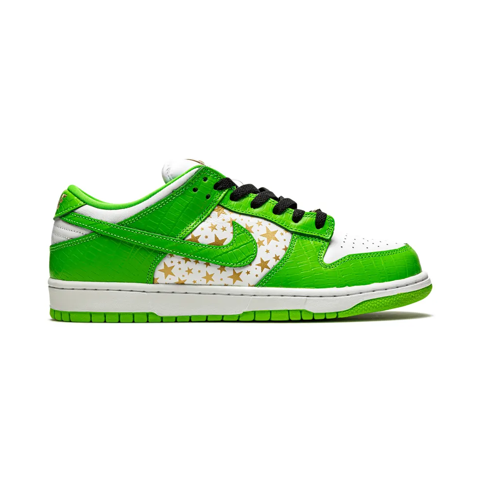 Nike SB Dunk Low “Supreme – Stars – Mean Green” (DH3228-101)