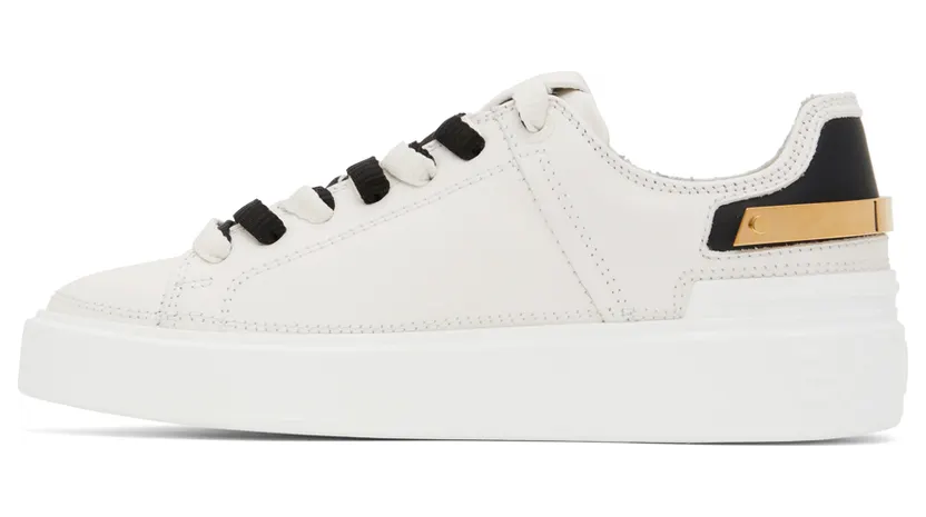 Balmain Off-White B-Court Sneakers (YN0VI711LTPR) (3)