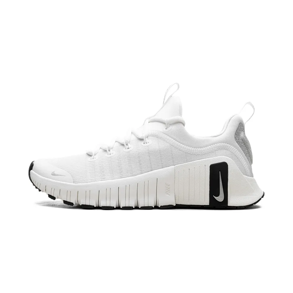 Nike Free Metcon 6 Premium “Summit White Sail Black Metallic Silver” (FZ1695-101)