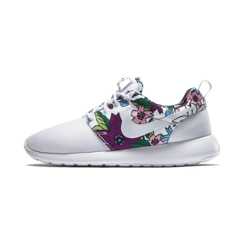 Nike Roshe One Print White/White-Bold Berry (599432-113)