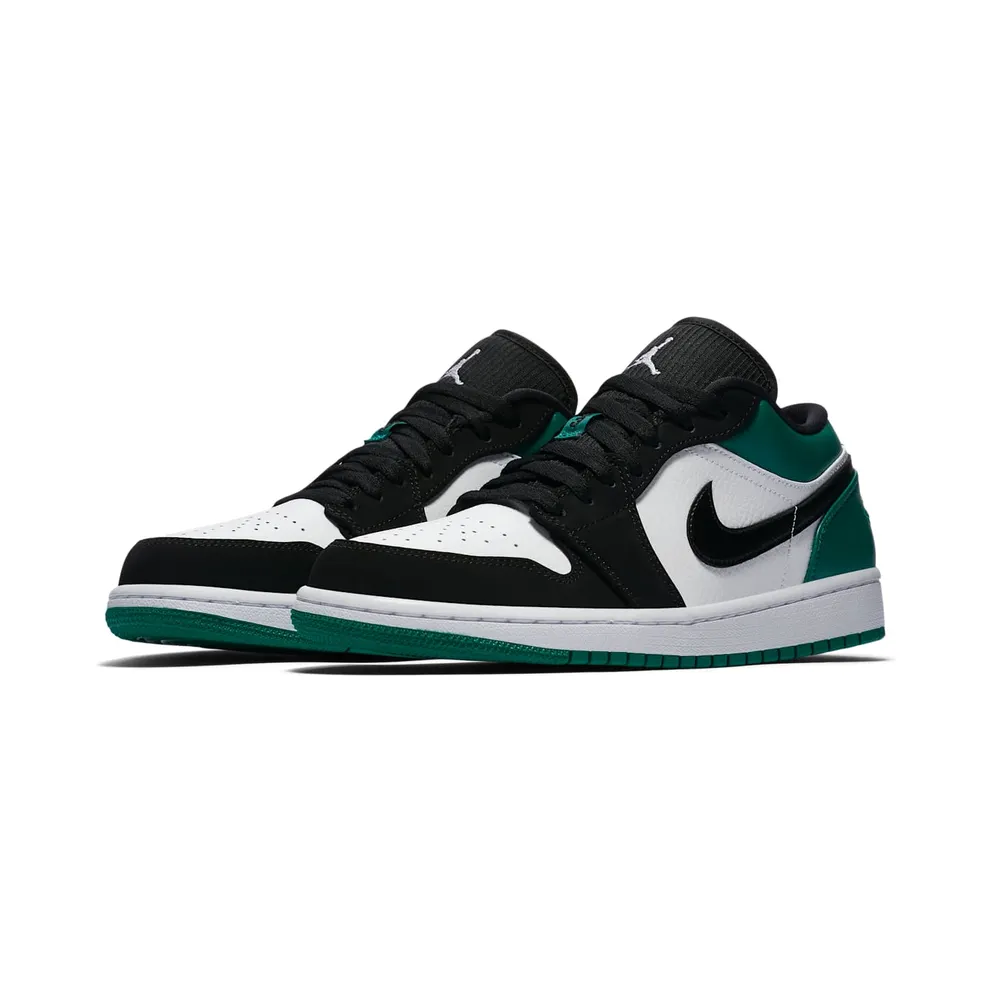 Jordan 1 Low White Black Mystic Green White/Black-Mystic Green (553558-113)