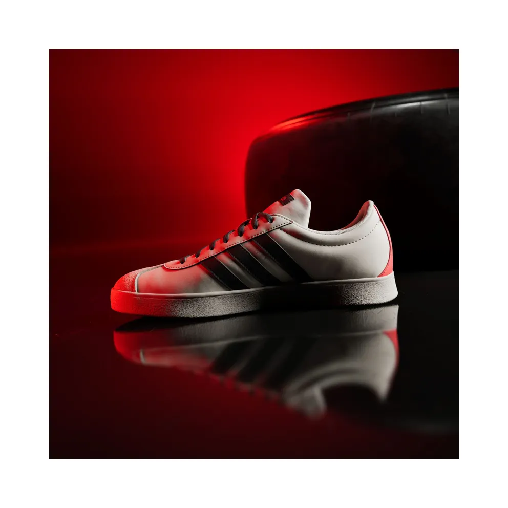 Adidas VL COURT AUDI REVOLUT F1 TEAM Shoes Chalk Pearl / Utility Black / Hi-Res Red (KI6081)