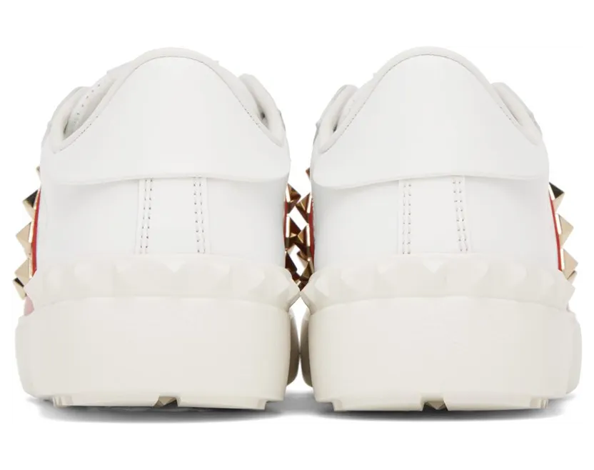 Valentino Garavani White & Red Rockstud Untitled DS5 Bianco/Rouge Pur (1W2S0A01ZTN) (2)