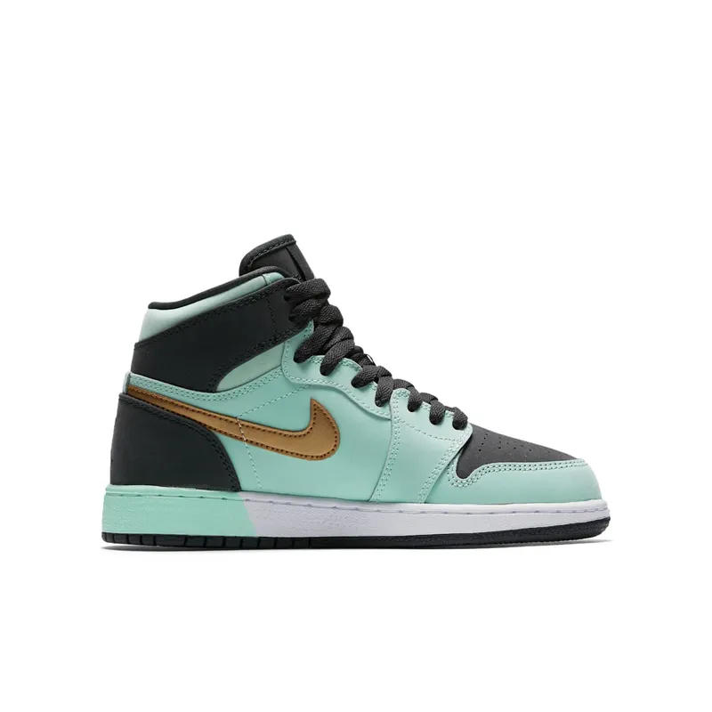 Jordan 1 Retro High Mint Foam Anthracite Metallic Gold (GS) Mint Foam/Anthracite-White-Metallic Gold (332148-300)