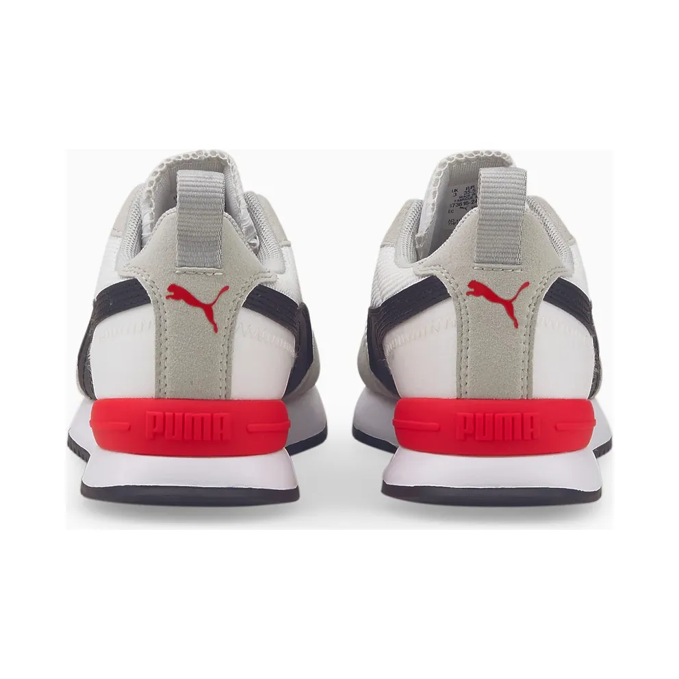 PUMA R78 Youth White/Black/High Risk Red (373616-24)
