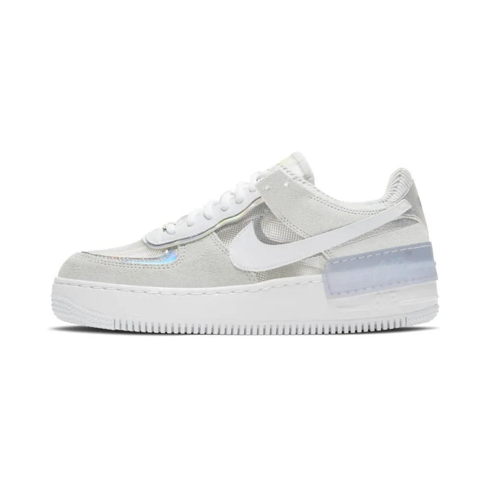 Nike Air Force 1 Shadow Pure Platinum (W) Pure Platinum/White-Metallic Silver-White (DC5255-043)