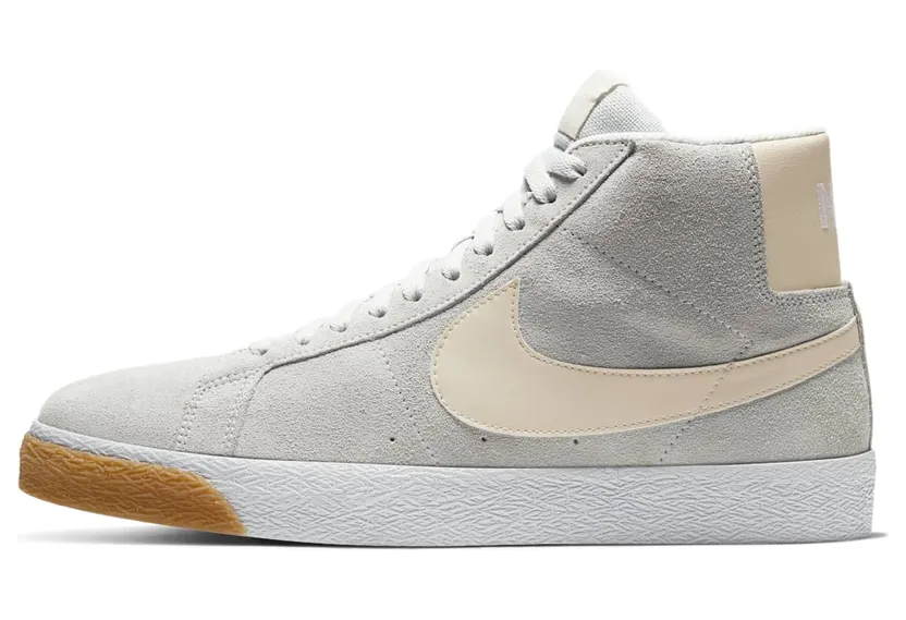 Nike Blazer Mid SB ‘Cream Gum’ “Photon Dust / White / Light Cream” (864349-005)