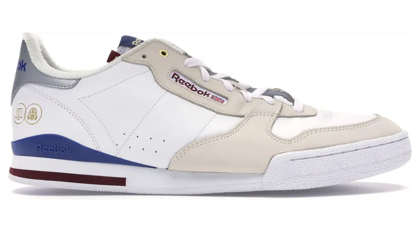Reebok Phase 1 Footpatrol x Highs and Lows Common Youth White/White-Cobalt-Merlot (Other Brands Reebok)