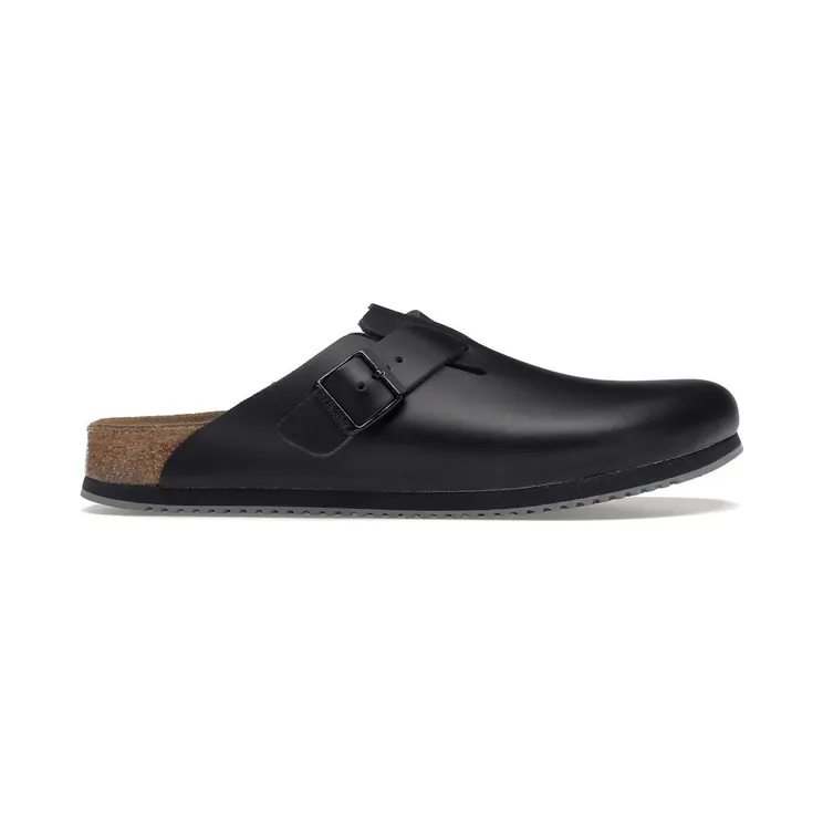 Birkenstock Boston Super Grip Leather Black (0060194)