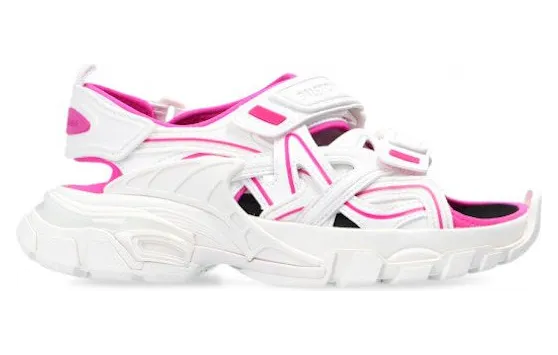 Balenciaga Track Sandal White/Fluo Pink (617543 W3AJ1 9054)