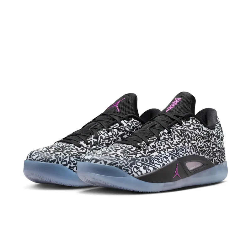 Air Jordan 4 Black/White/Vivid Purple (FB1802-001)