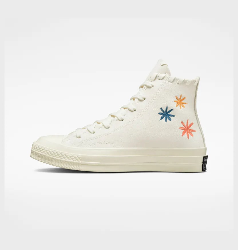 Converse Chuck 70 Embroidered Florals Egret/natural Ivory