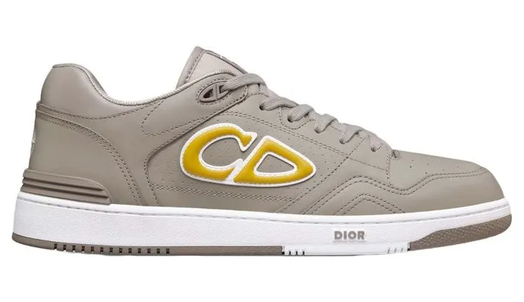 Dior x Stone Island B57 Low Sneaker Gray Yellow (3SN318ZDL_H822)